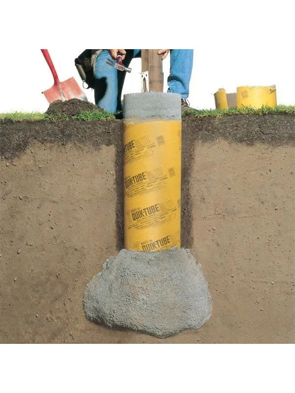 2' x 2' Heated Ground Thaw Blanket for Posts & Pillars - w/ Key Hole (120V)
