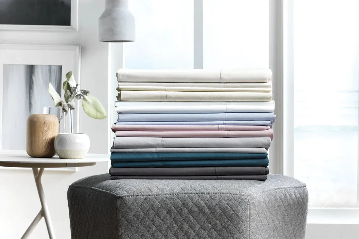 300TC Classic Percale European Pillowcase TWINE by Sheridan