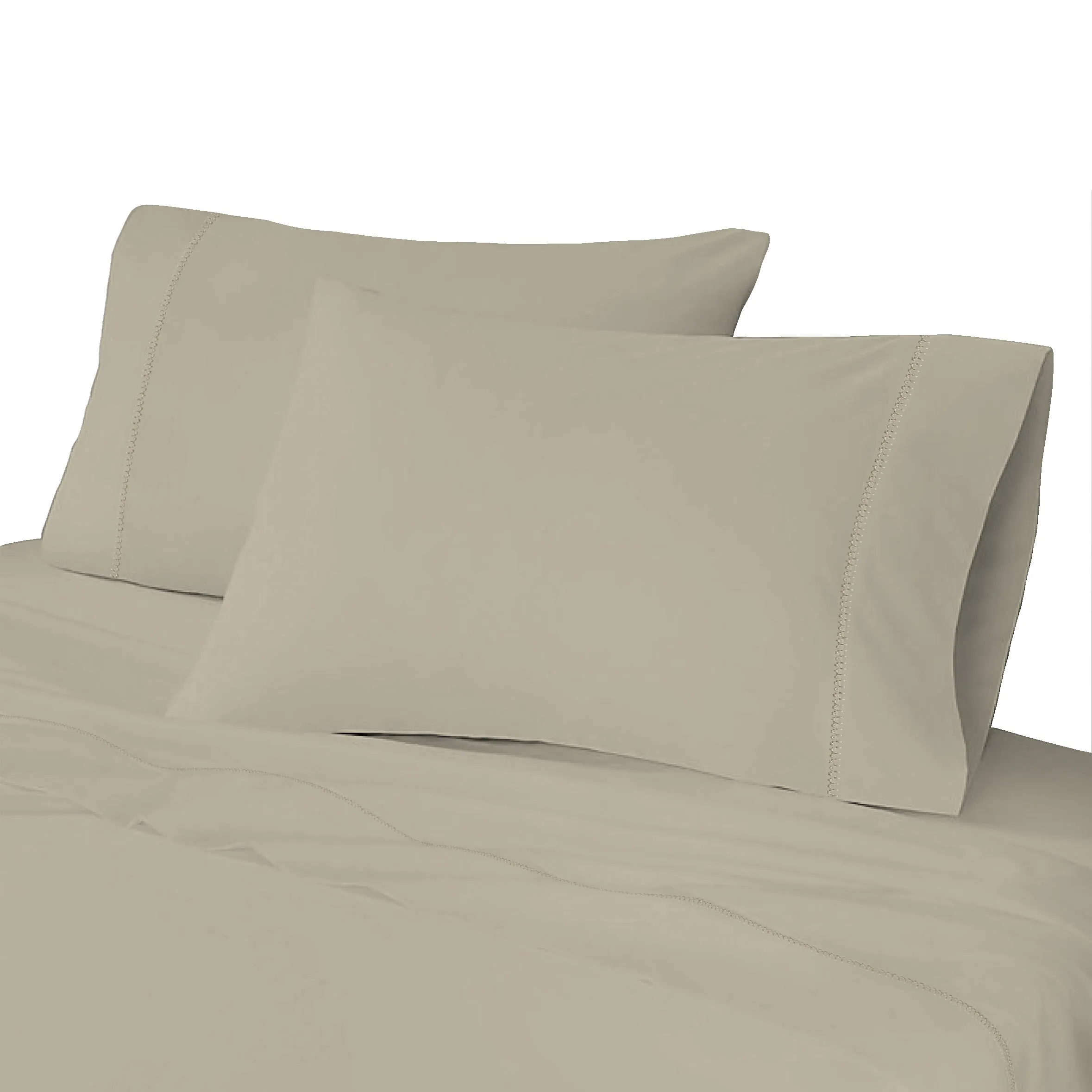 4-Piece: Brushed Cotton Percale Sheet Set