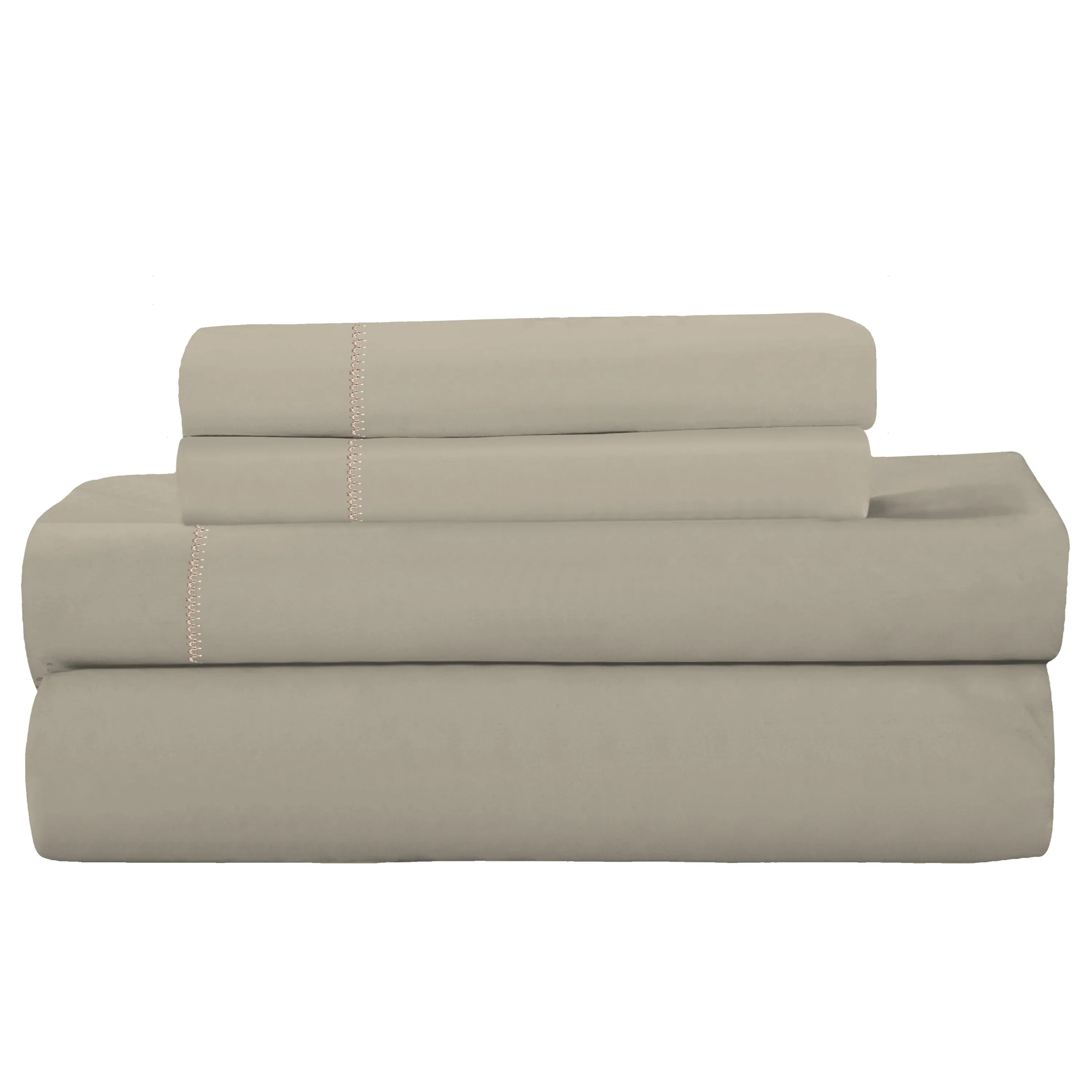 4-Piece: Brushed Cotton Percale Sheet Set