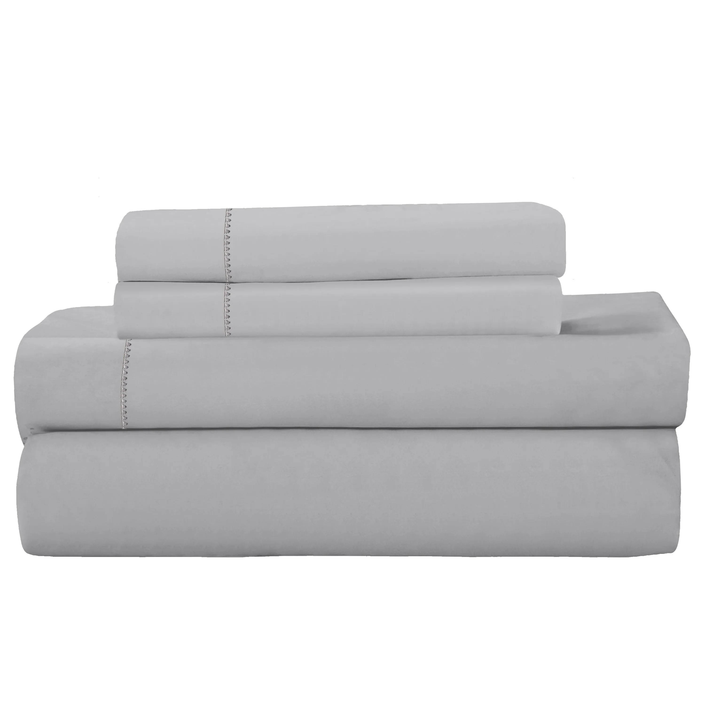 4-Piece: Brushed Cotton Percale Sheet Set