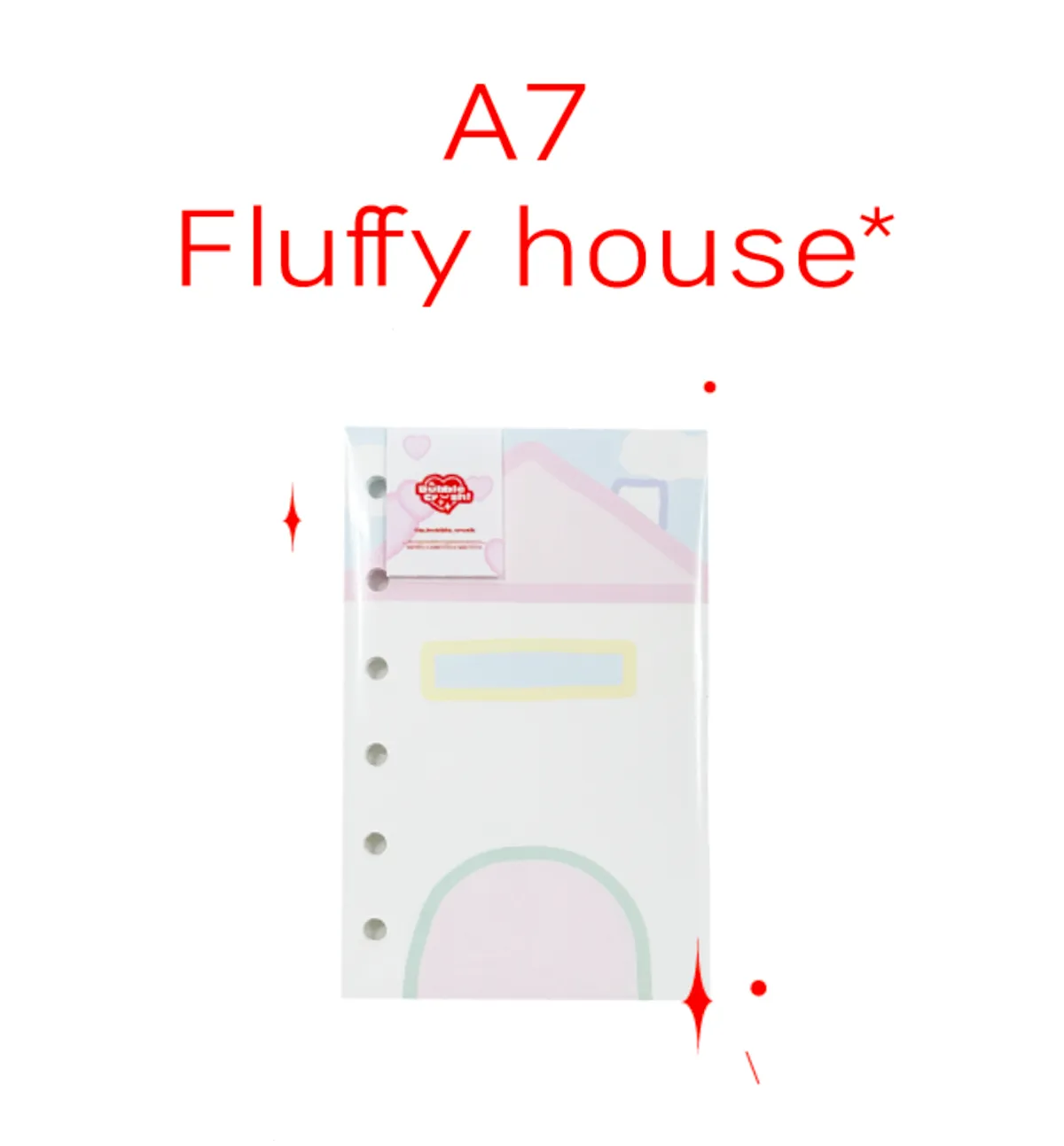 A7 Fluffy House Paper Refill