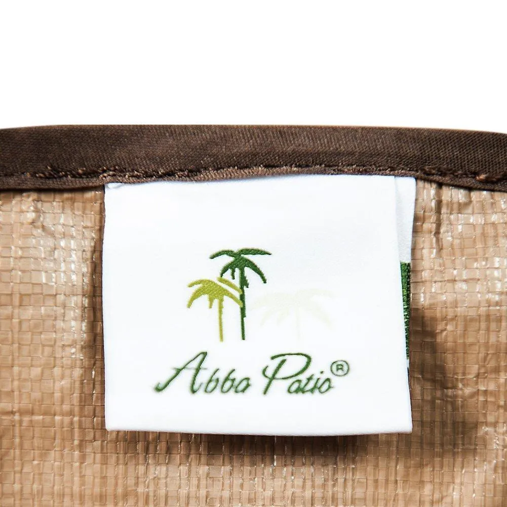 Abba Patio Outdoor Bench/Long Chair/Loveseat Cover, Water Resistant, 53&quot;L x 31&quot;W x 33&quot;H, Brown