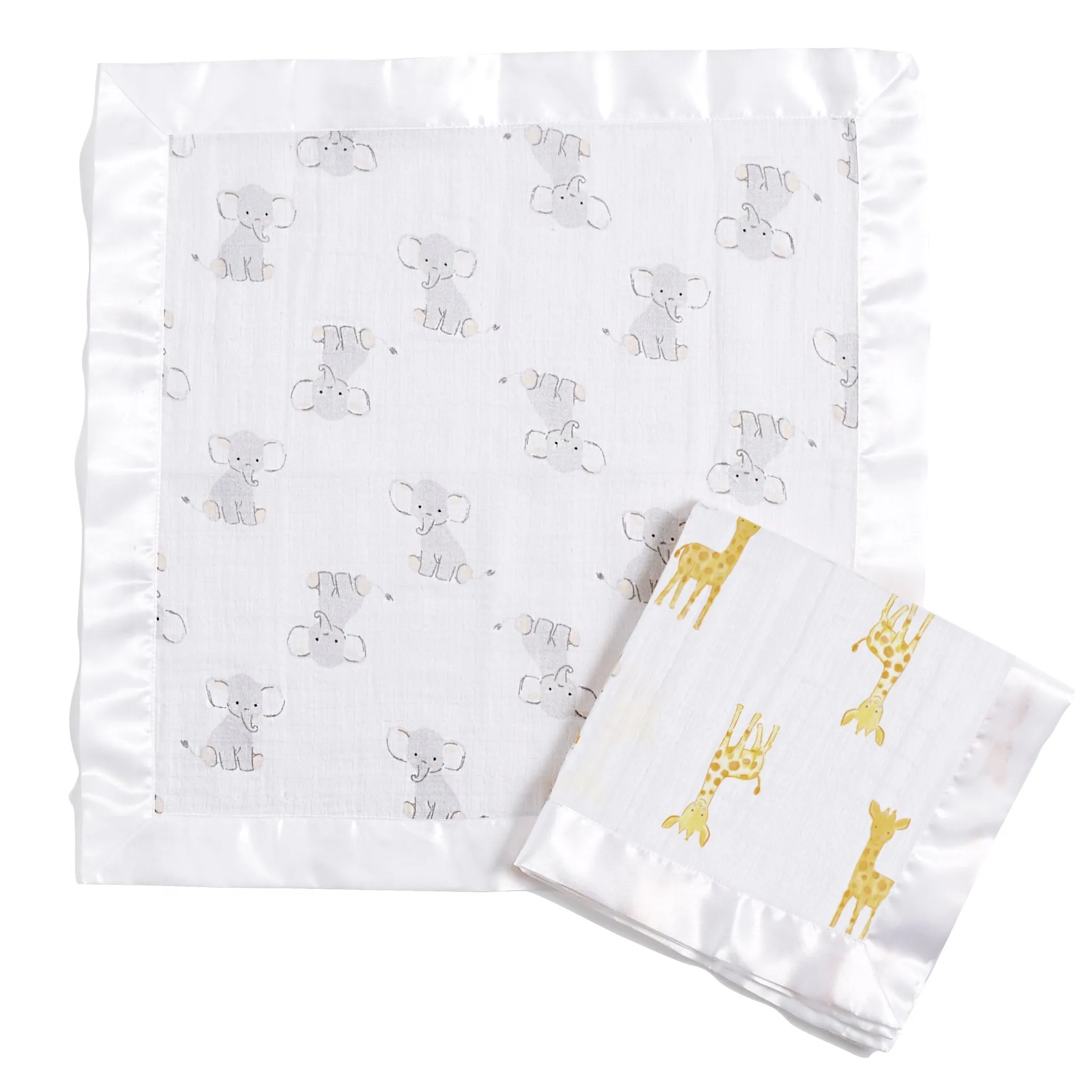 Aden and Anais - Aden by Aden   Anais Security Blankets Comforter - Safari Babies (set of 2)