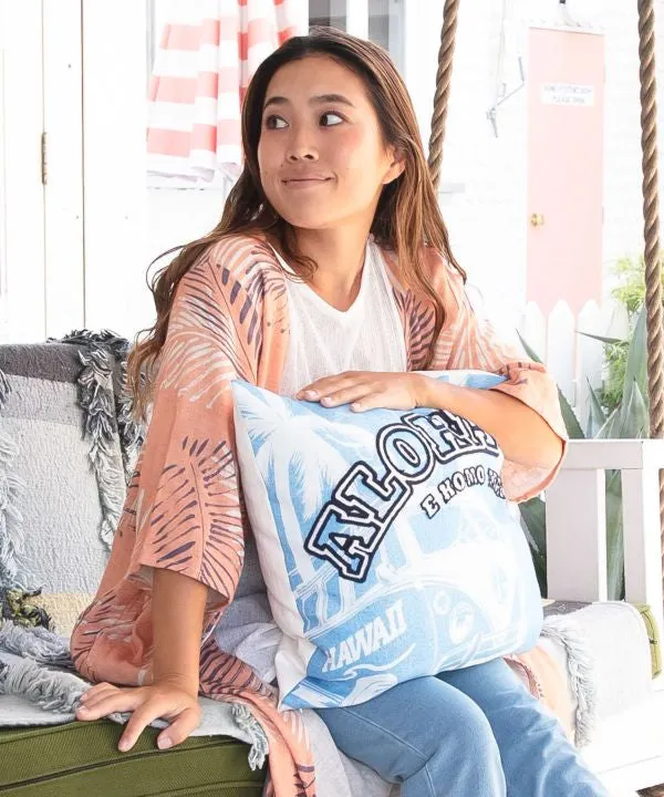 Aloha Denim Cushion Cover