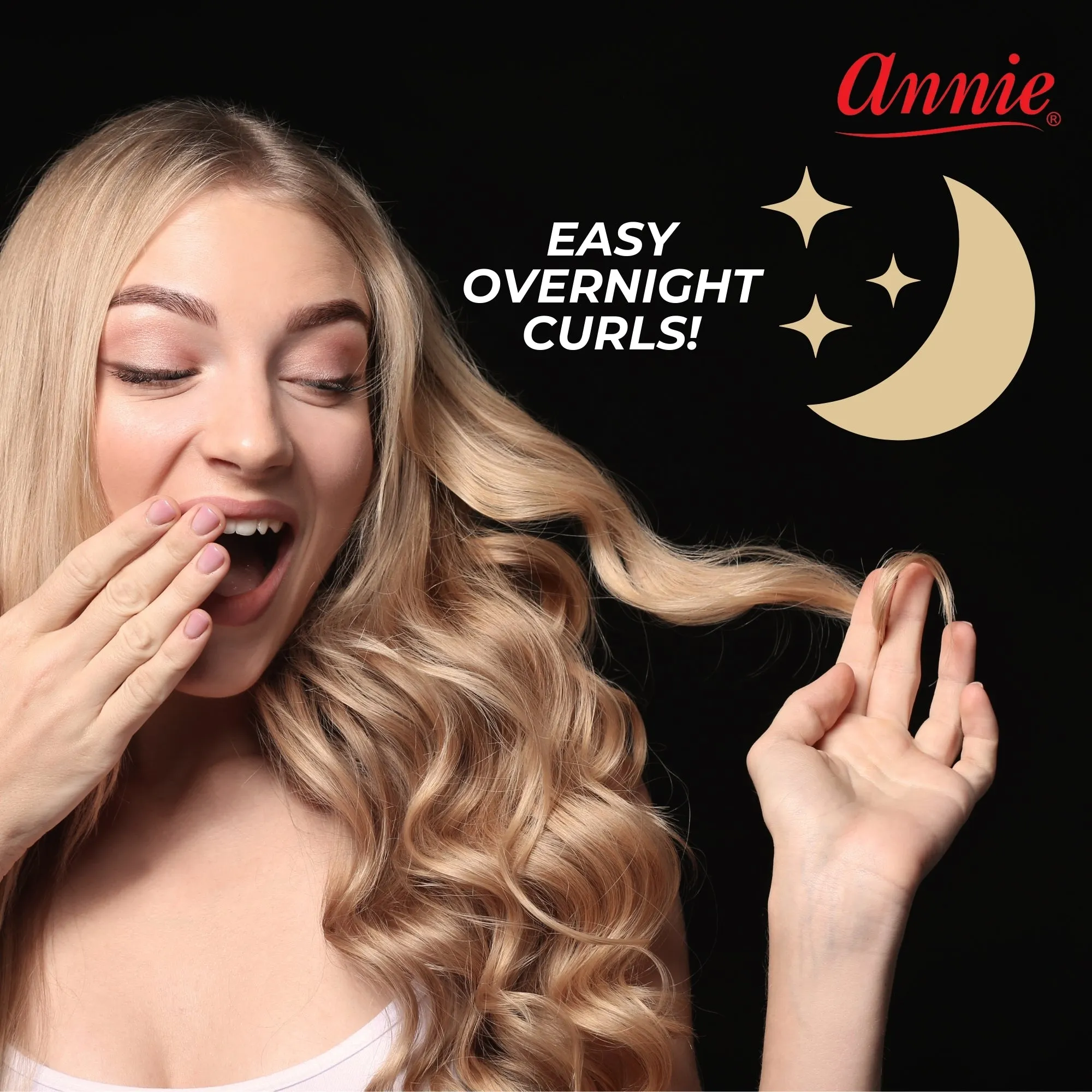 Annie Soft Twist Rollers 1" XL Dark Green (4pcs)
