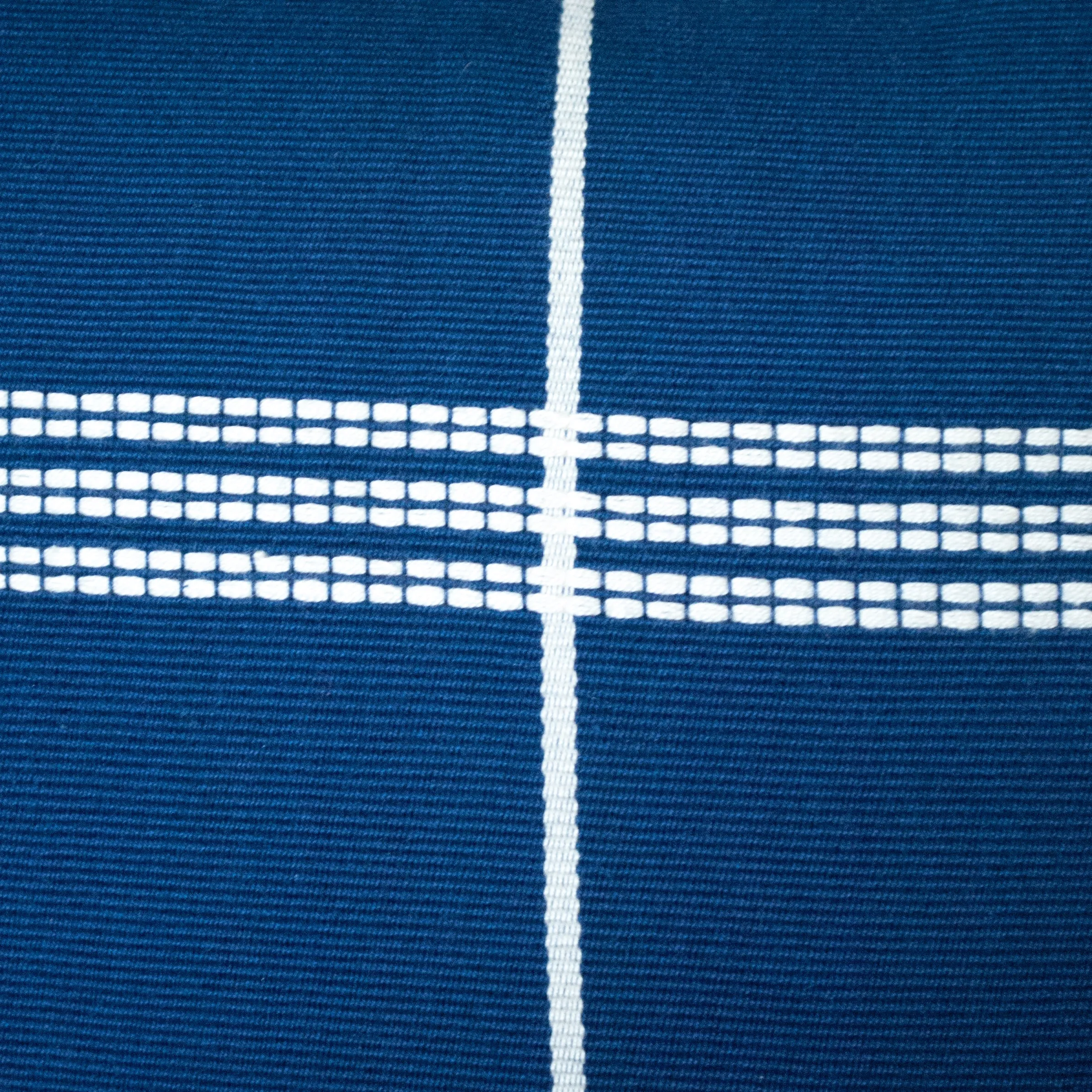 Azul y Blanco Stripes 20"x20" Blue Pillow Cover