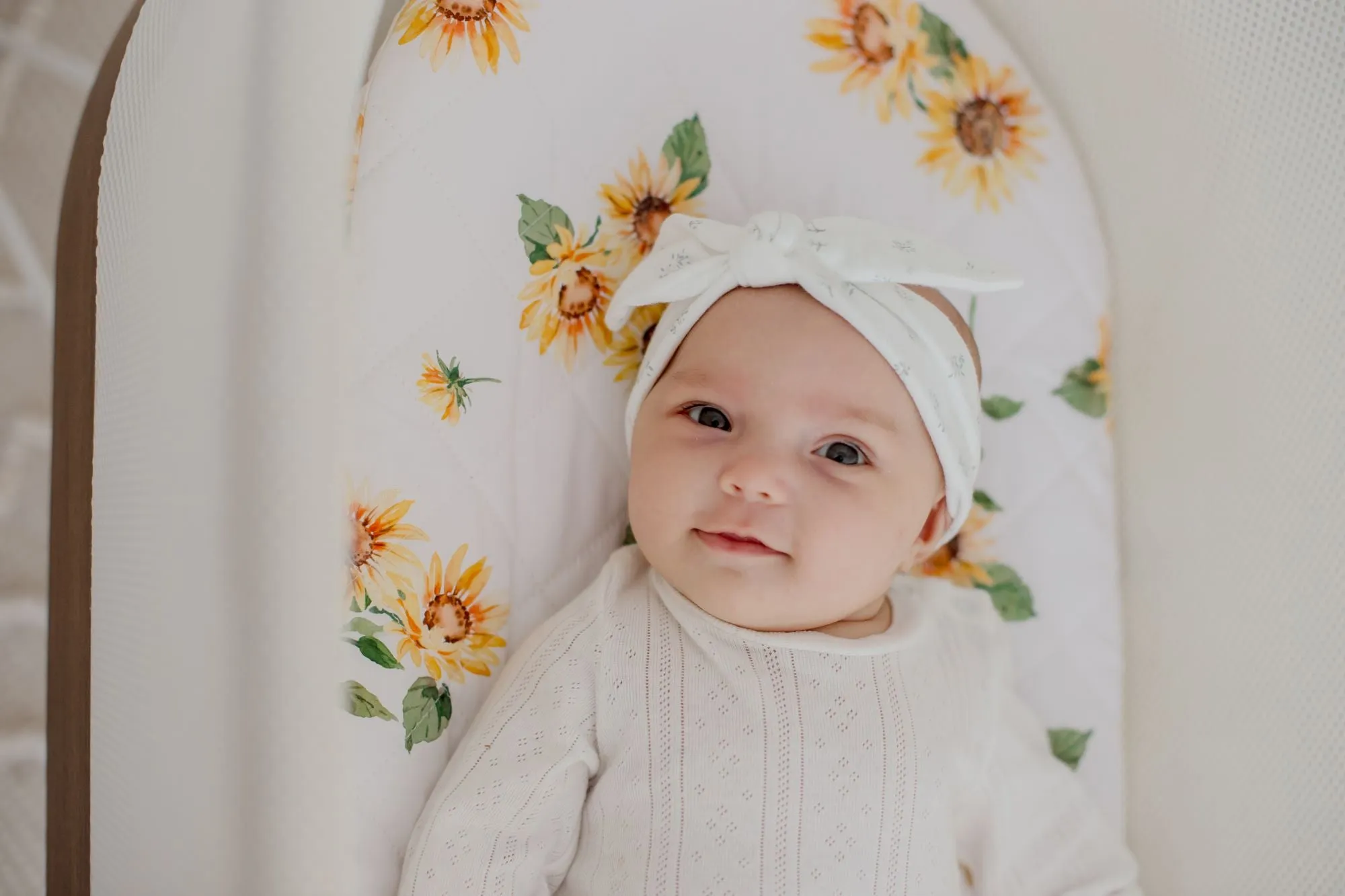 Bambella Designs Waterproof Moses Bassinet Sheet | Sunny Days