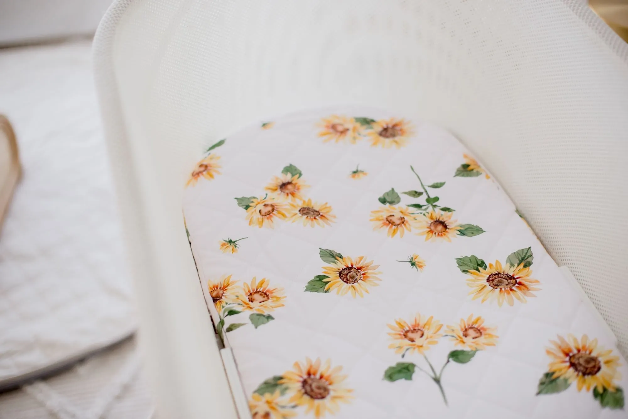 Bambella Designs Waterproof Moses Bassinet Sheet | Sunny Days
