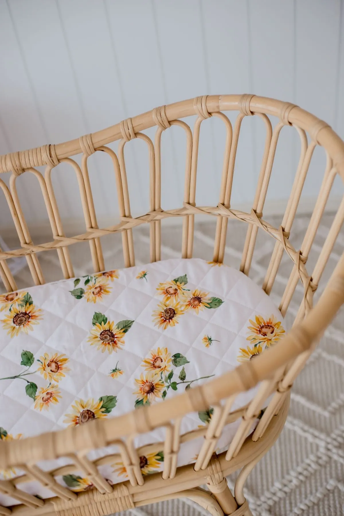 Bambella Designs Waterproof Moses Bassinet Sheet | Sunny Days