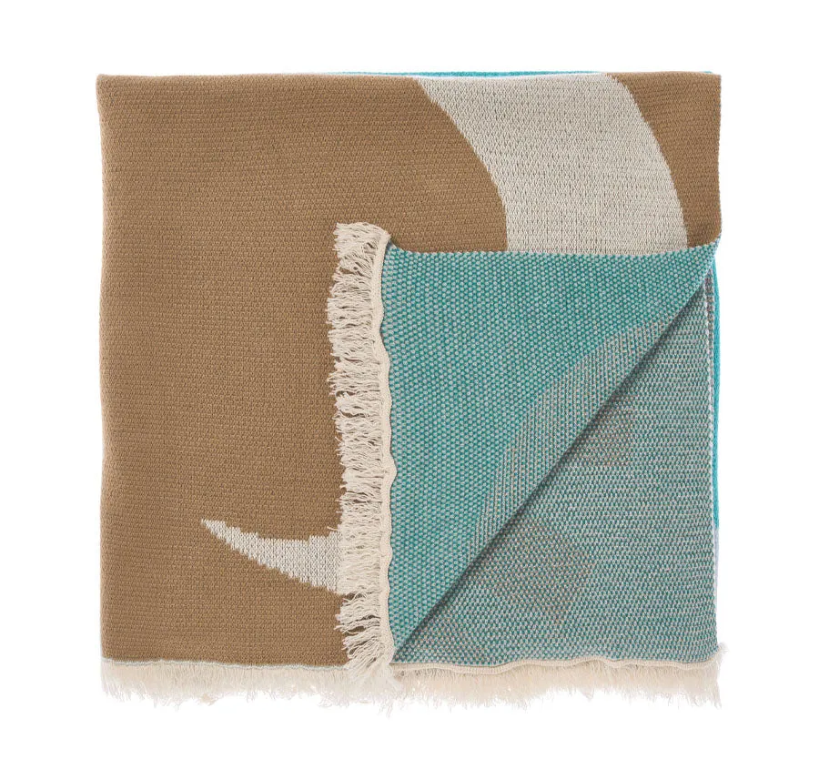Beach Day Cot Blanket Saltwater