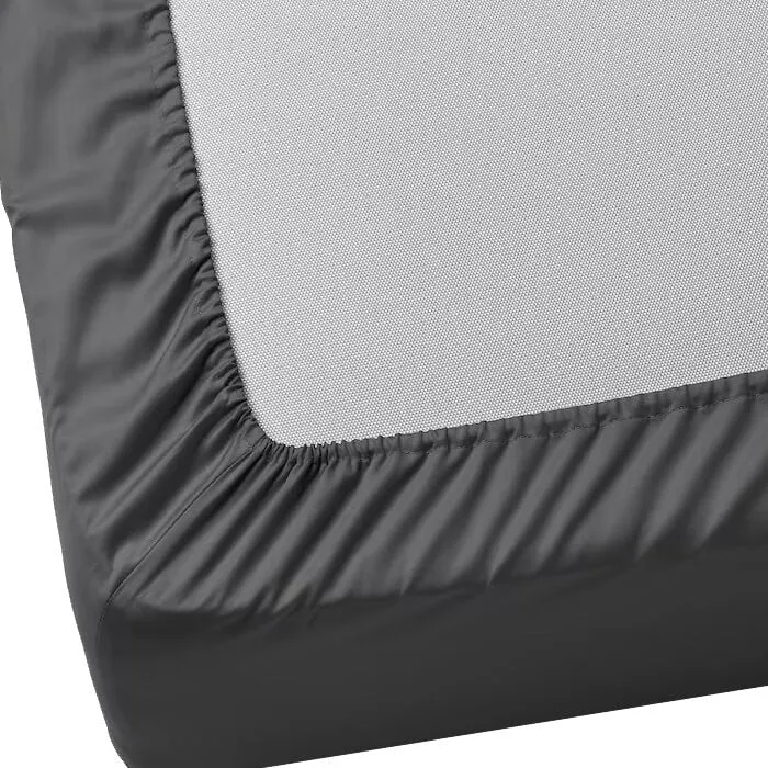Bed sheet Ikea Nattjasmin 160x200, dark gray