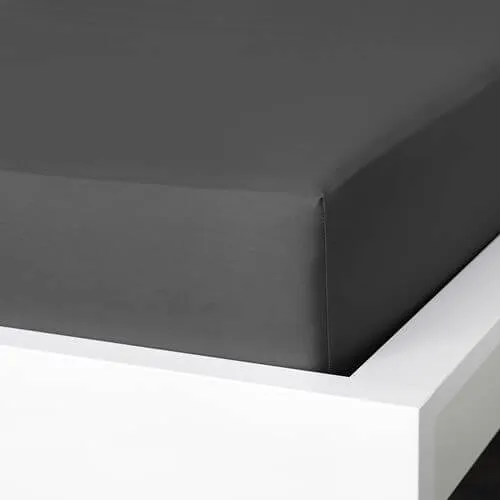 Bed sheet Ikea Nattjasmin 160x200, dark gray