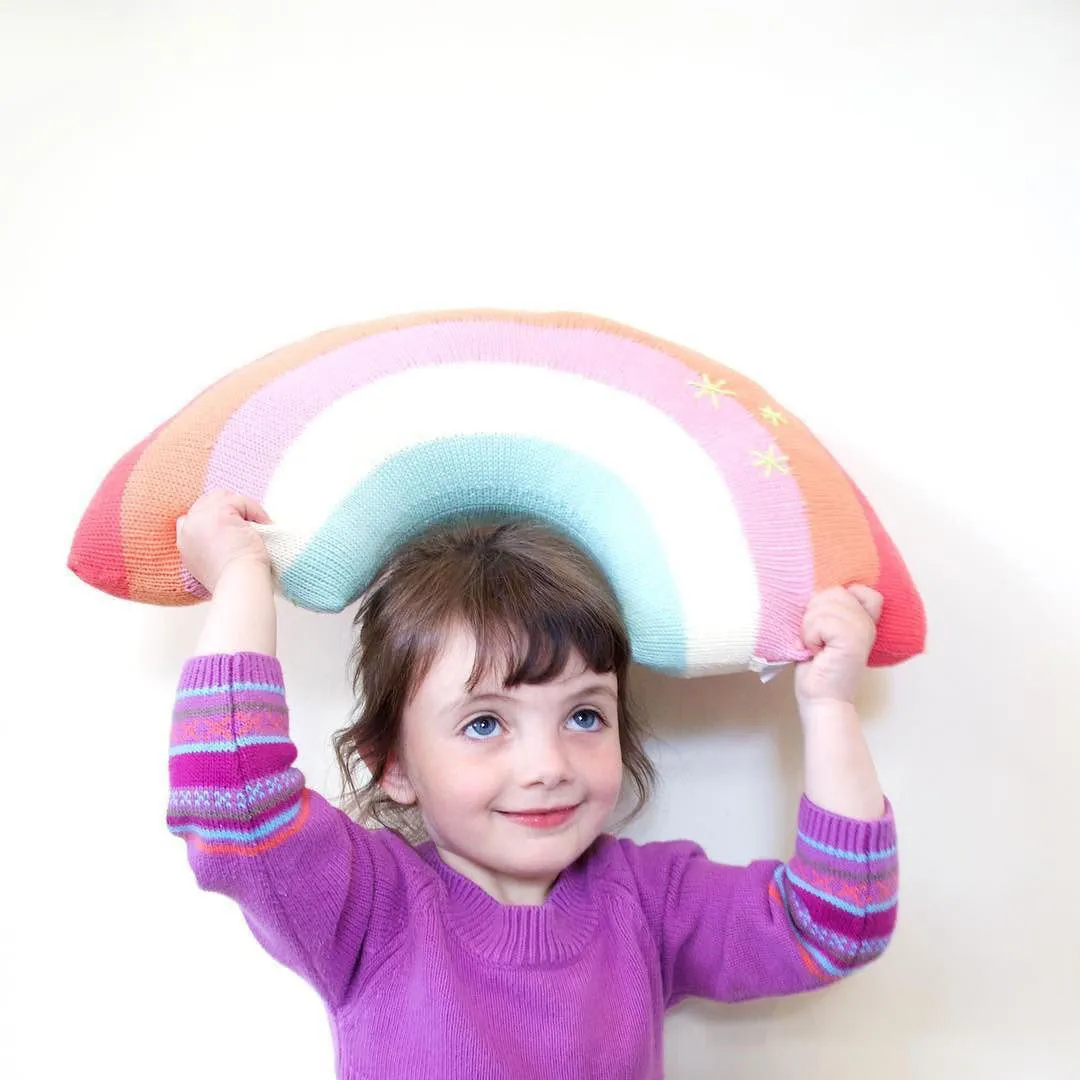 Blabla Kids Pillow Rainbow Pink