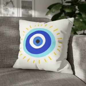 Blue Eye Pillow Cover