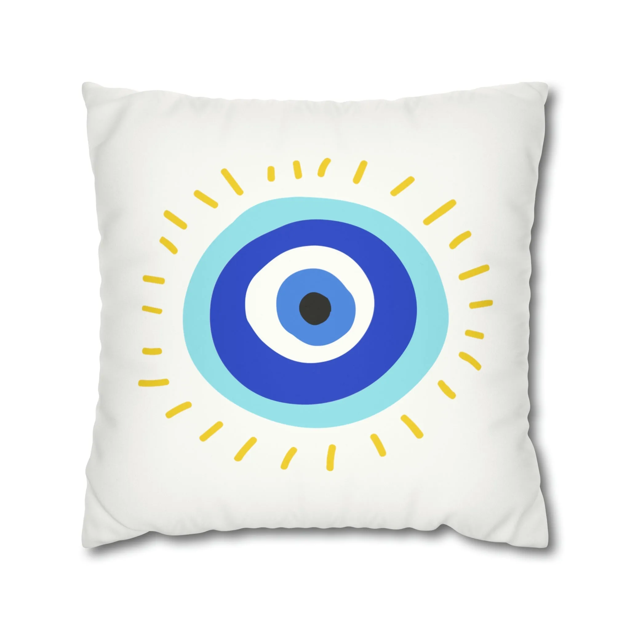 Blue Eye Pillow Cover