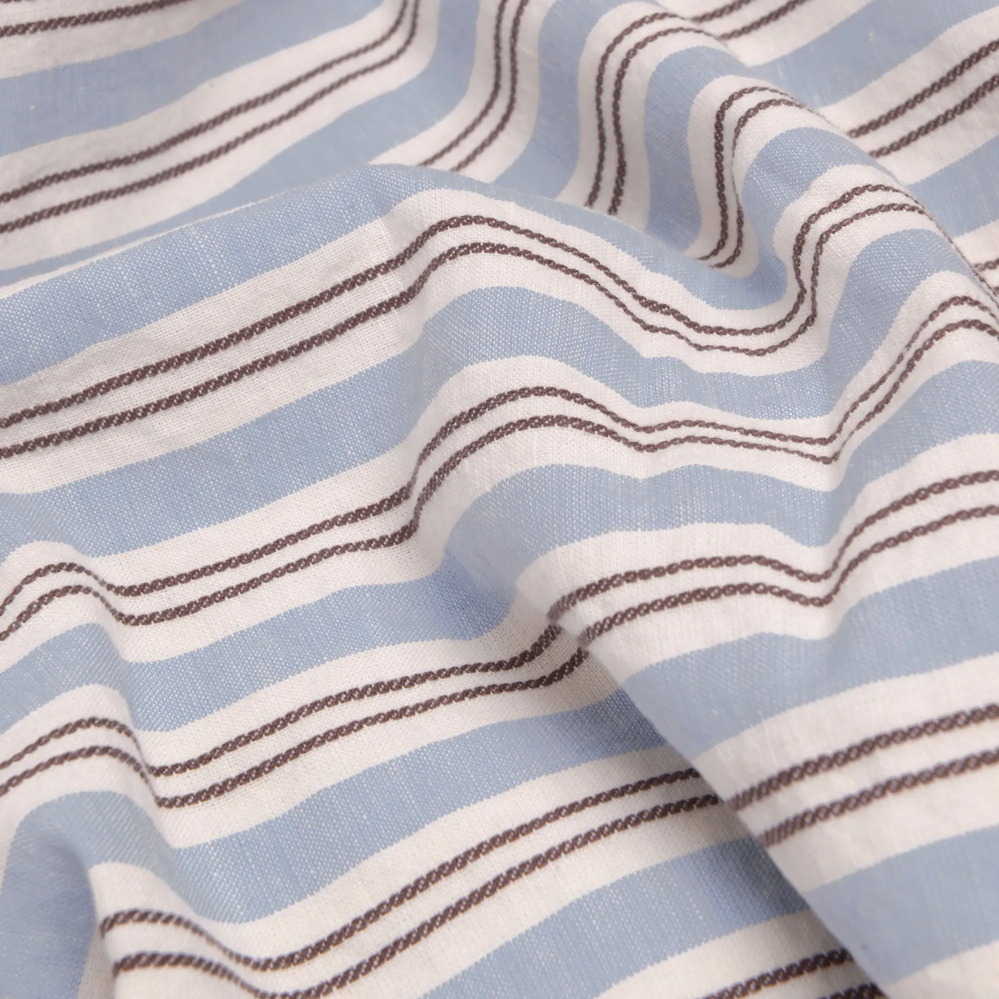 Bluebell Somerley Stripe Linen Blend Pillowcases (Pair)