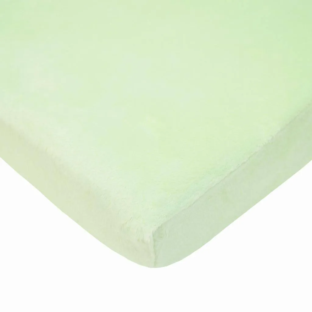 Brixy Heavenly Soft Chenille Porta-Crib Sheet