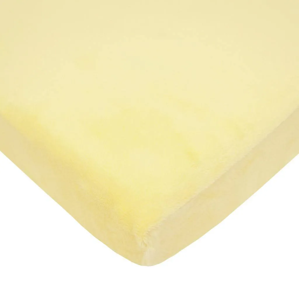 Brixy Heavenly Soft Chenille Porta-Crib Sheet