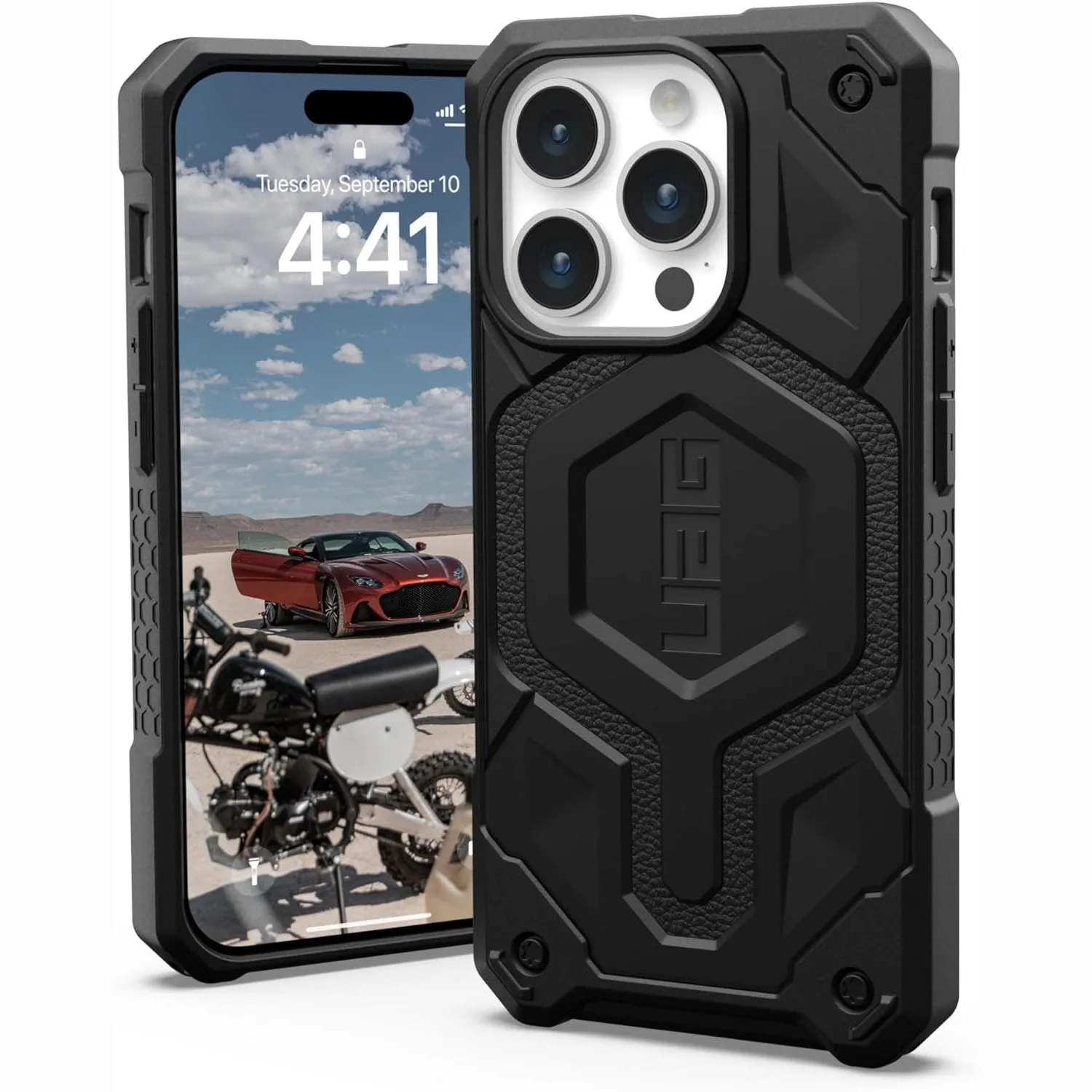 Case UAG Monarch Pro for iPhone 15 Pro, Black