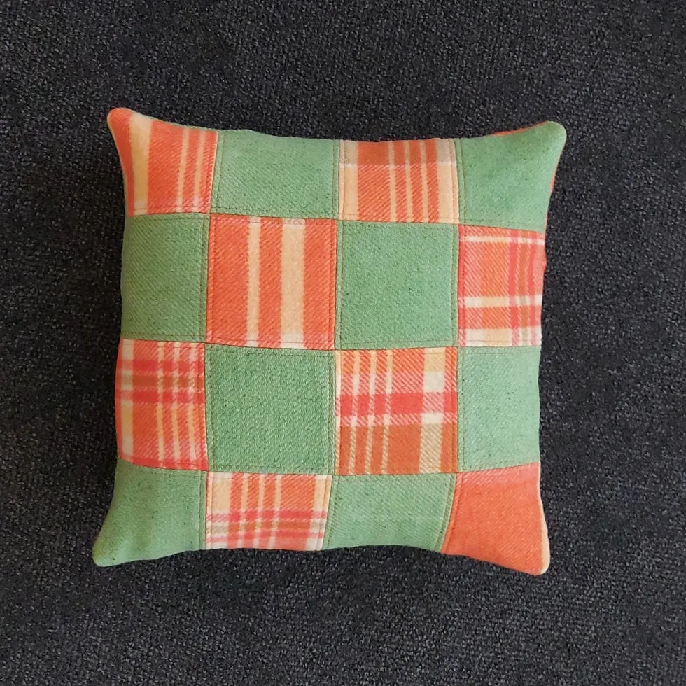 Cushion - Orange/Green #2