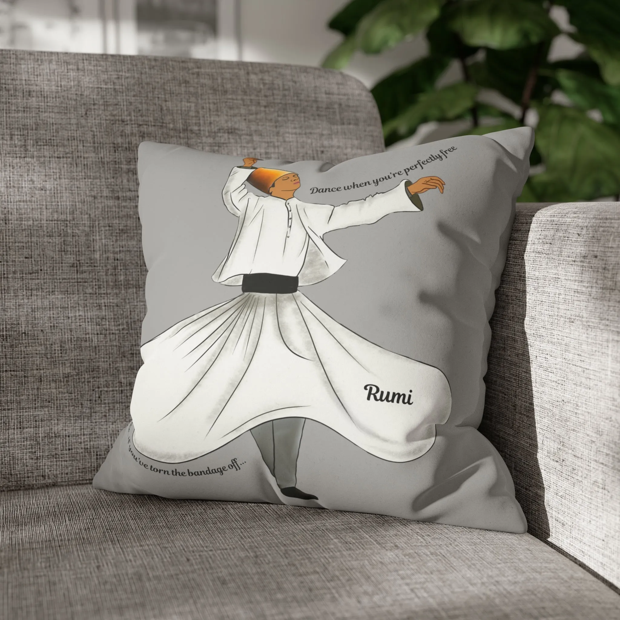 Dancing Dervish Pillow Cover