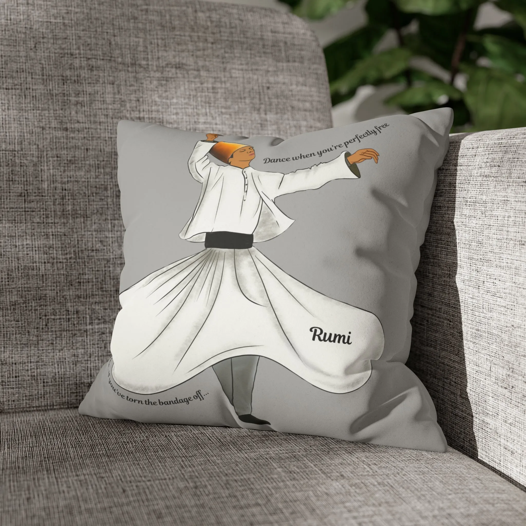 Dancing Dervish Pillow Cover