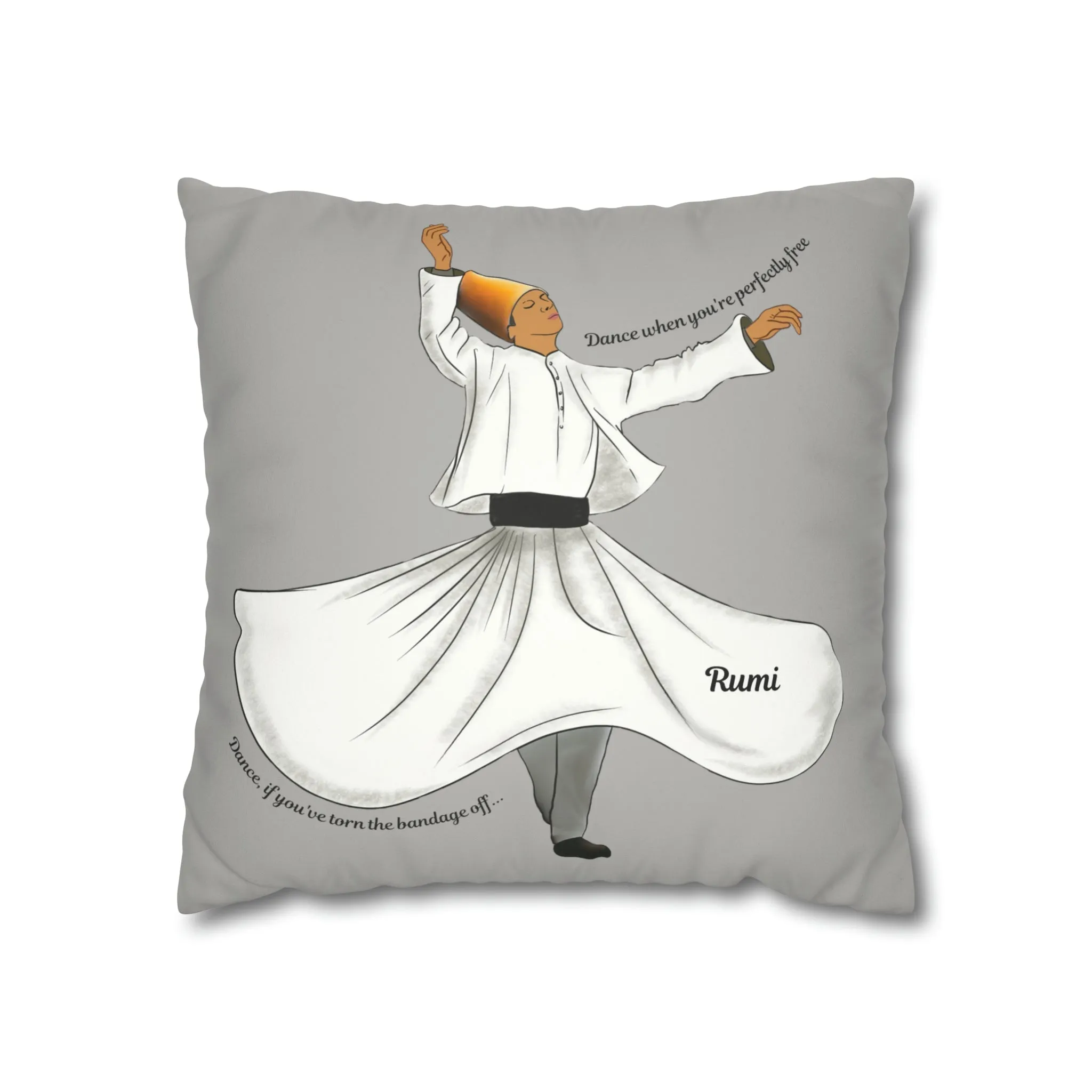 Dancing Dervish Pillow Cover