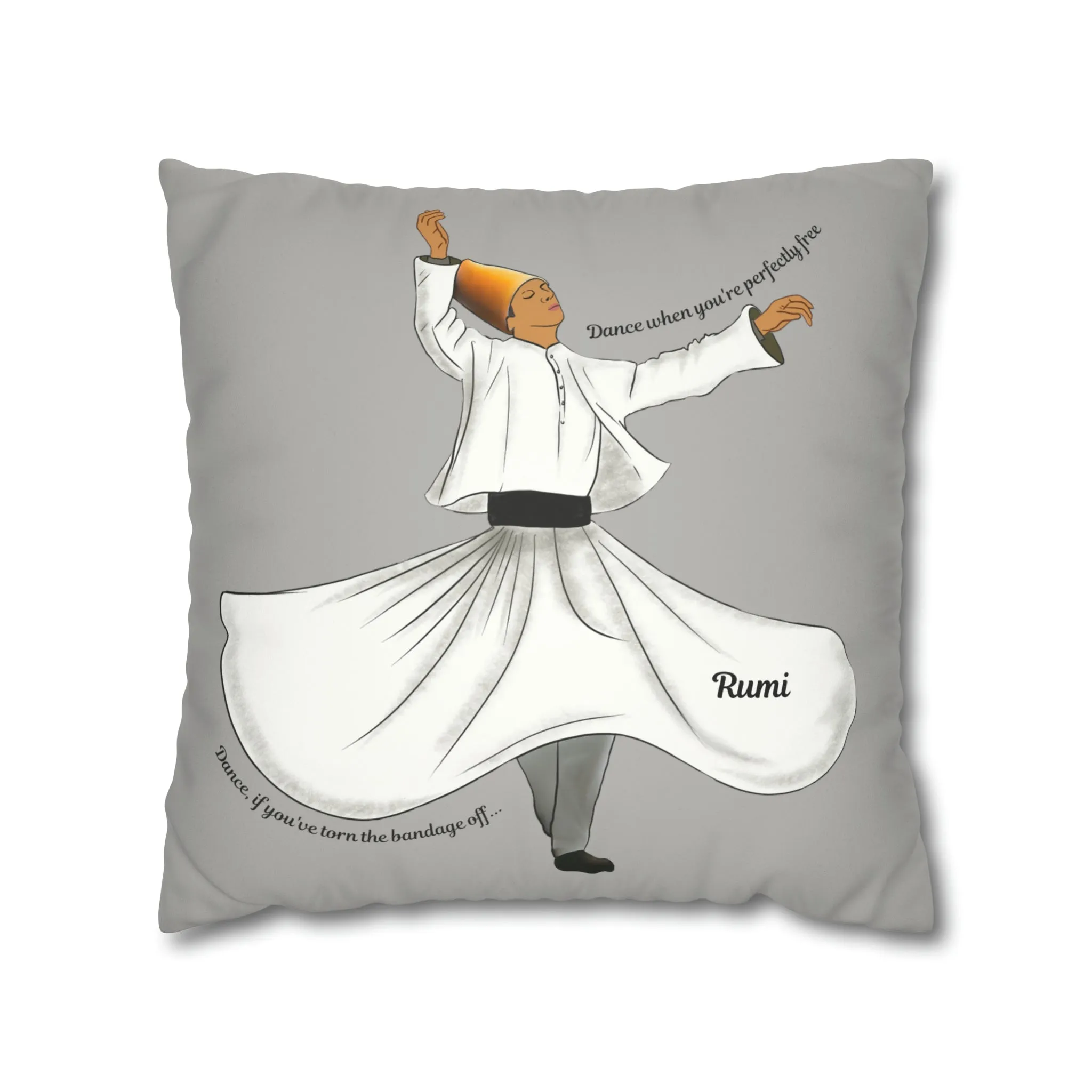 Dancing Dervish Pillow Cover
