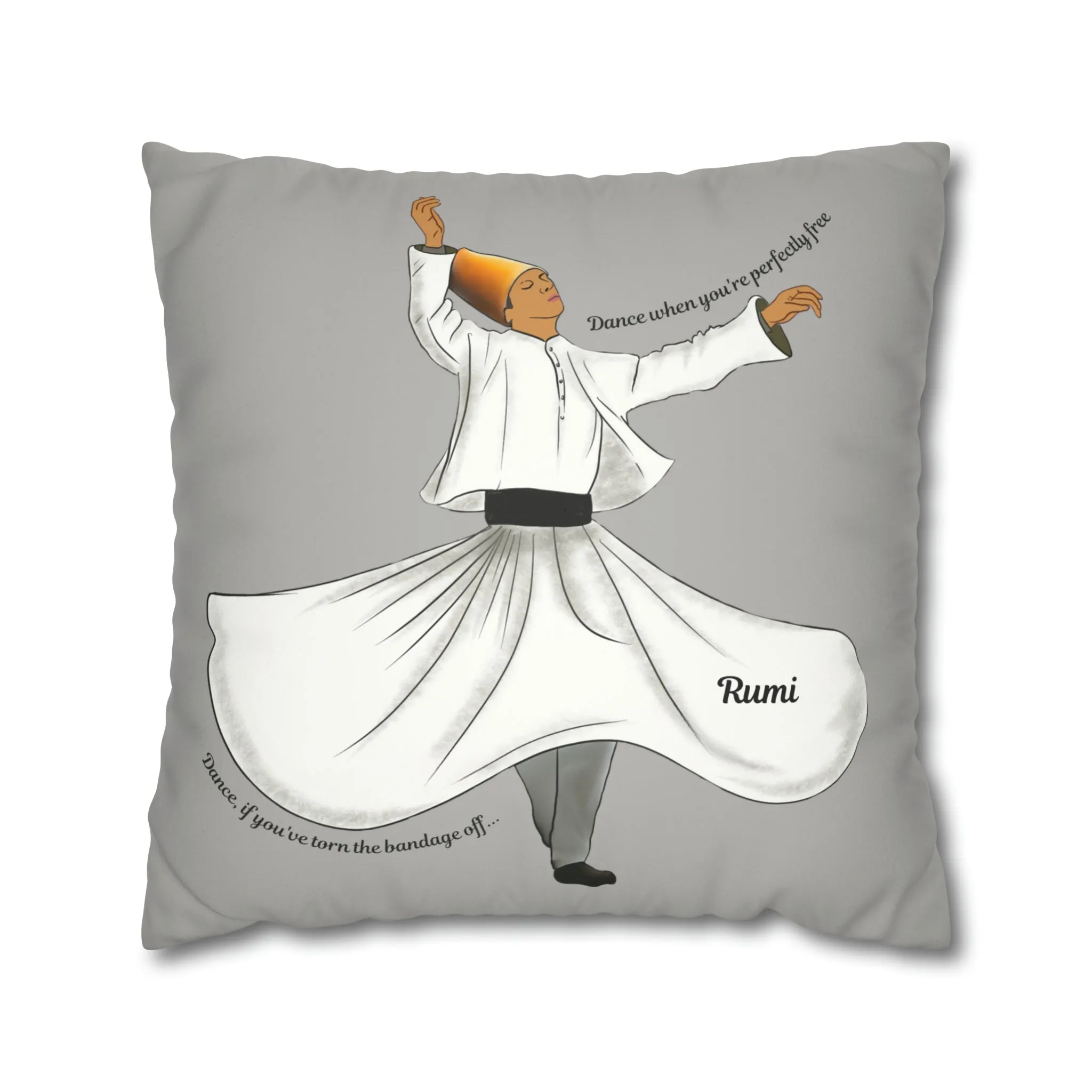 Dancing Dervish Pillow Cover