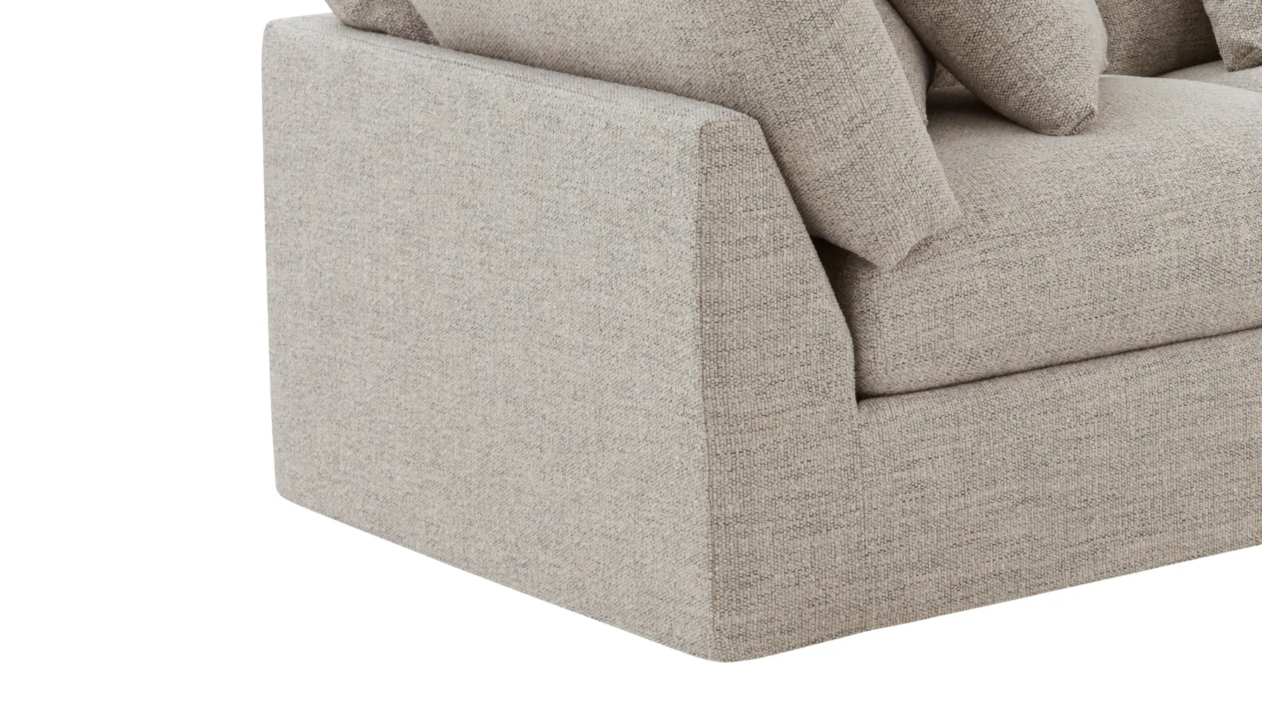 Get Together™ 4-Piece Modular Sectional Closed, Large, Oatmeal
