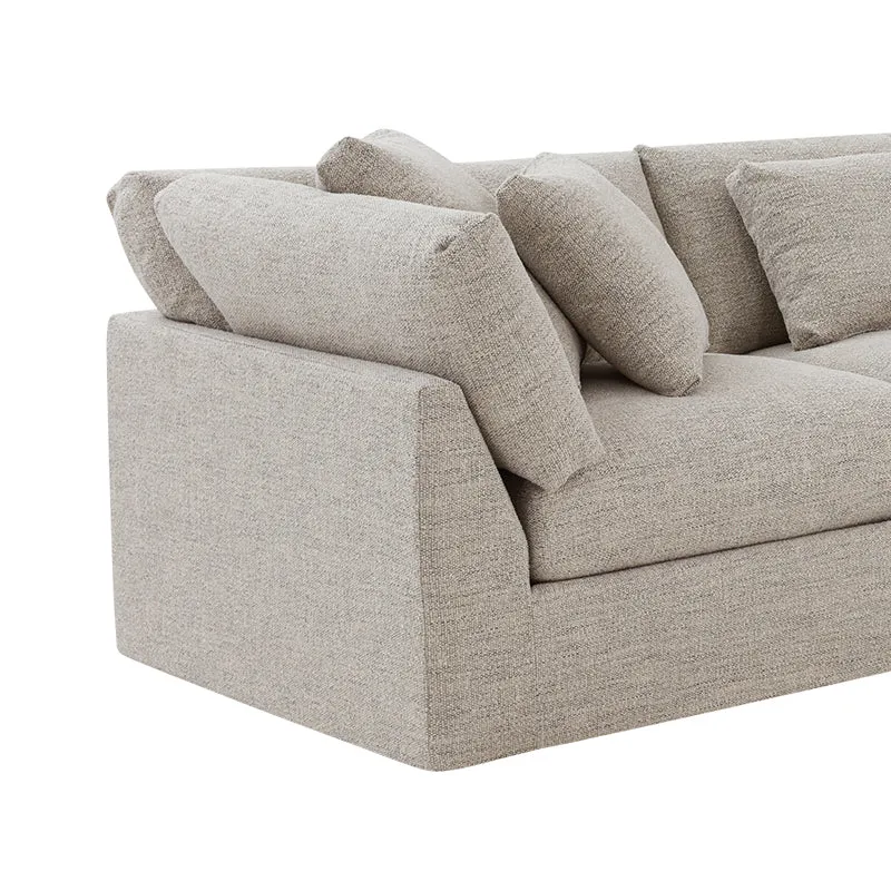 Get Together™ 4-Piece Modular Sectional Closed, Large, Oatmeal