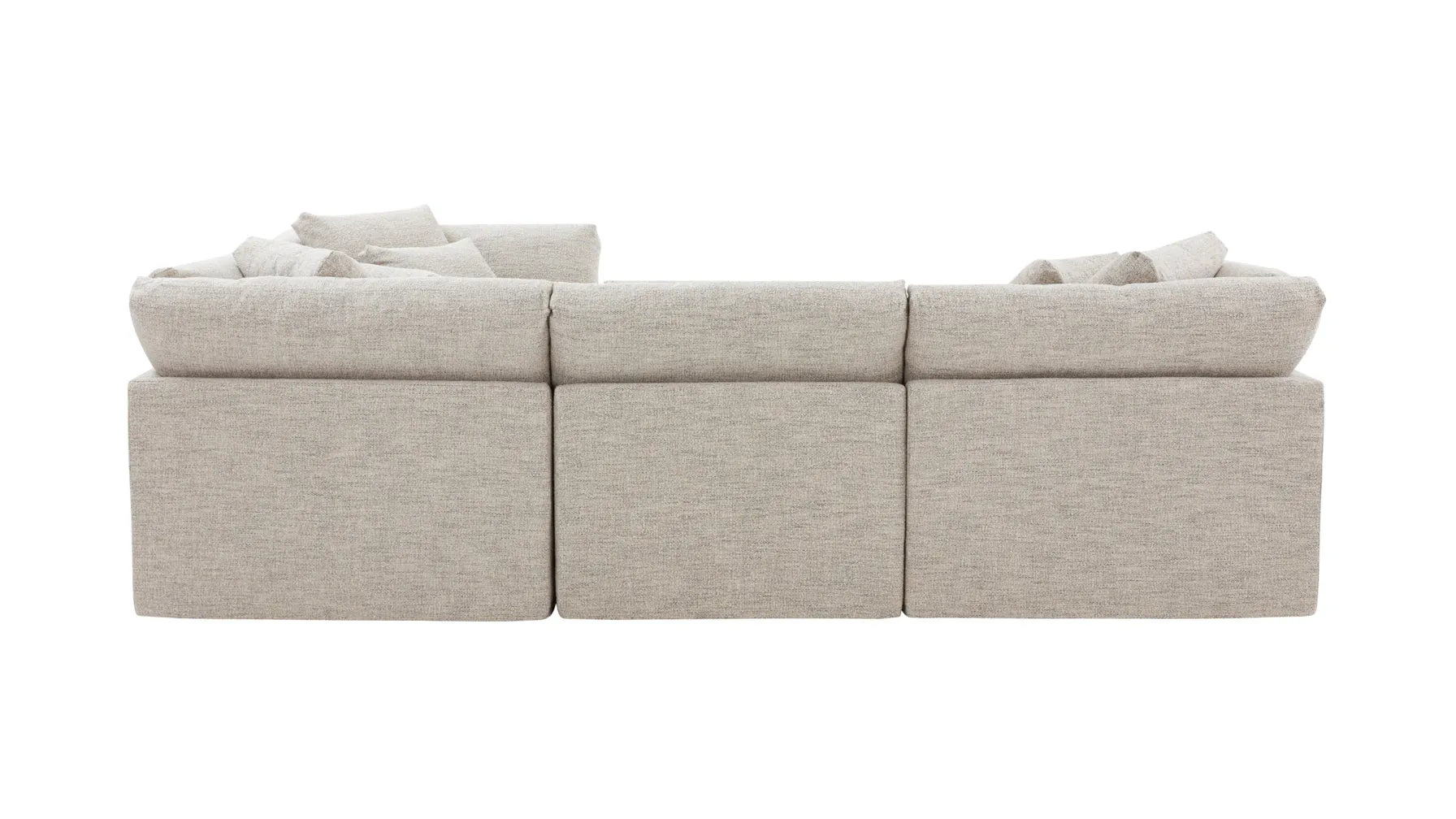 Get Together™ 4-Piece Modular Sectional Closed, Large, Oatmeal