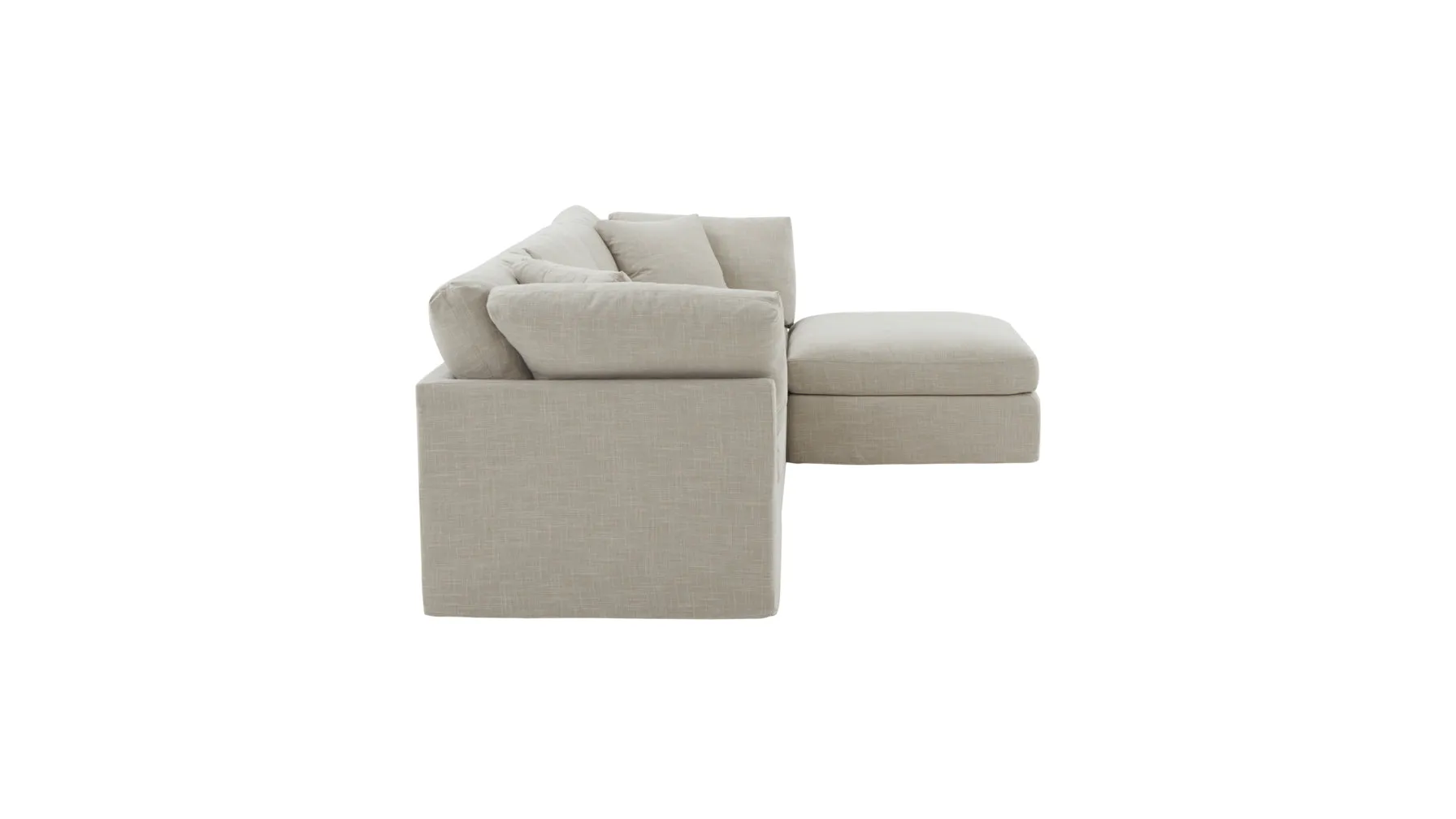 Get Together™ 4-Piece Modular Sectional, Standard, Light Pebble
