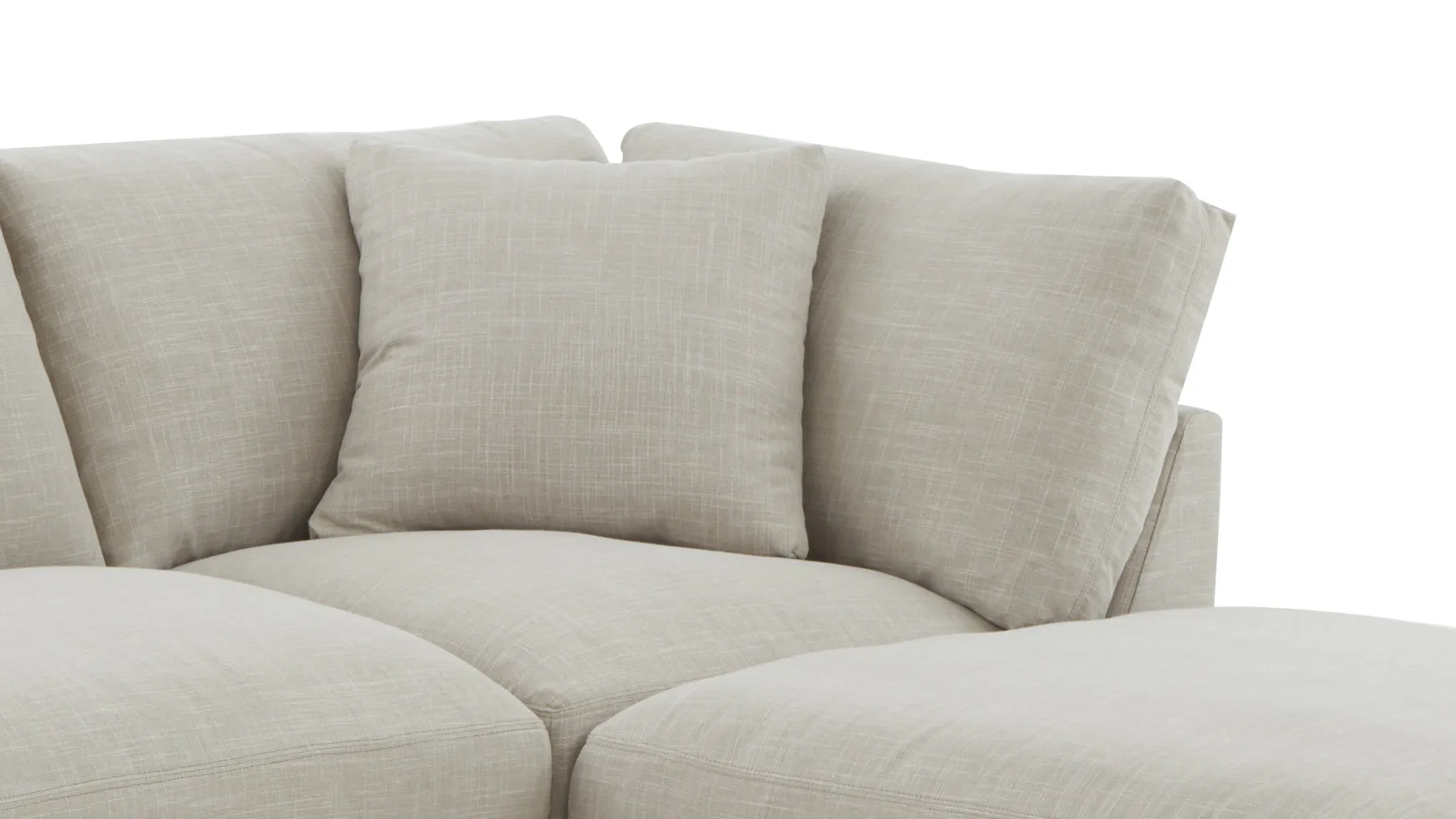 Get Together™ 4-Piece Modular Sectional, Standard, Light Pebble