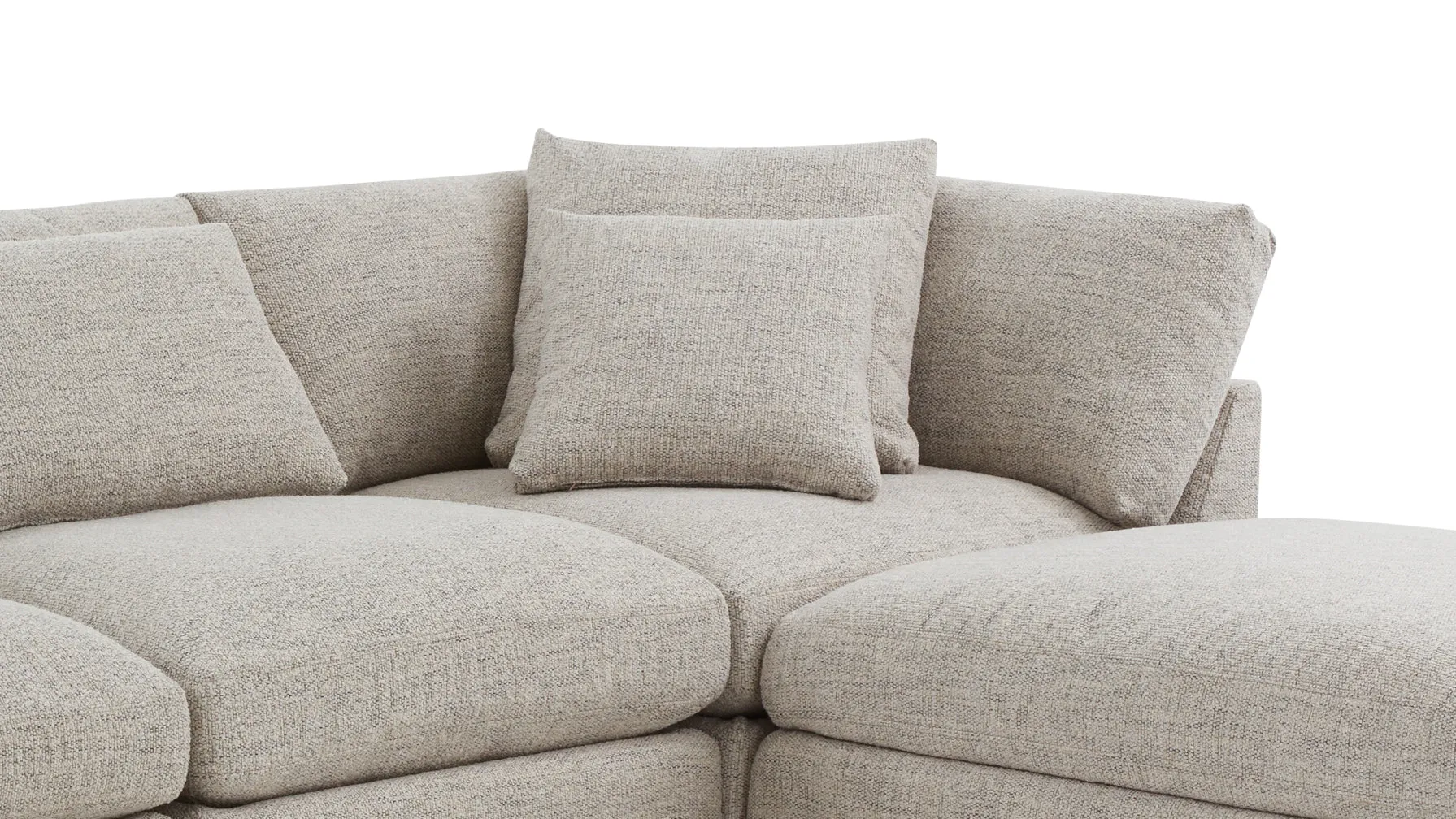 Get Together™ 6-Piece Modular U-Shaped Sectional, Standard, Oatmeal