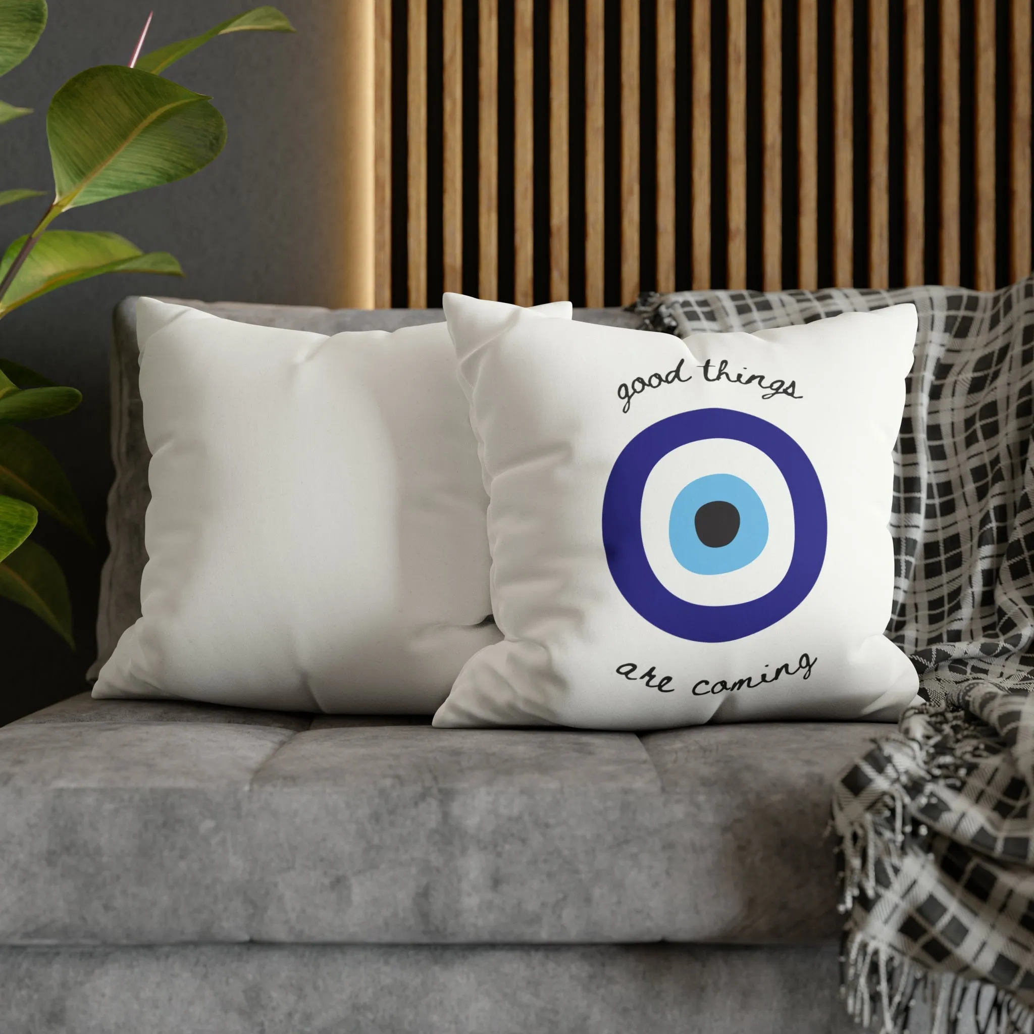 Good Things R Coming Pillow Cover