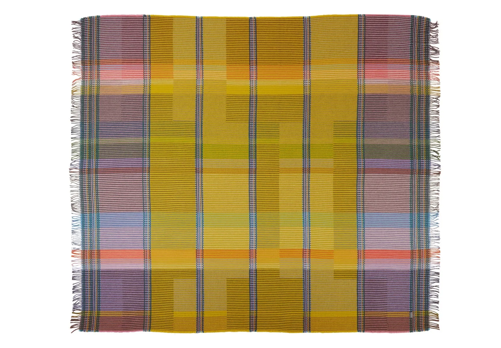 'Hambling' 100% Merino Wool Pinstripe Throw