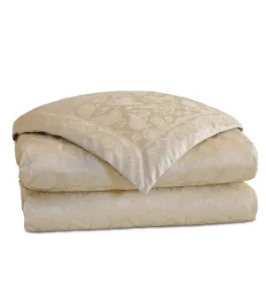 Henna Jacquard Duvet Cover in Sable