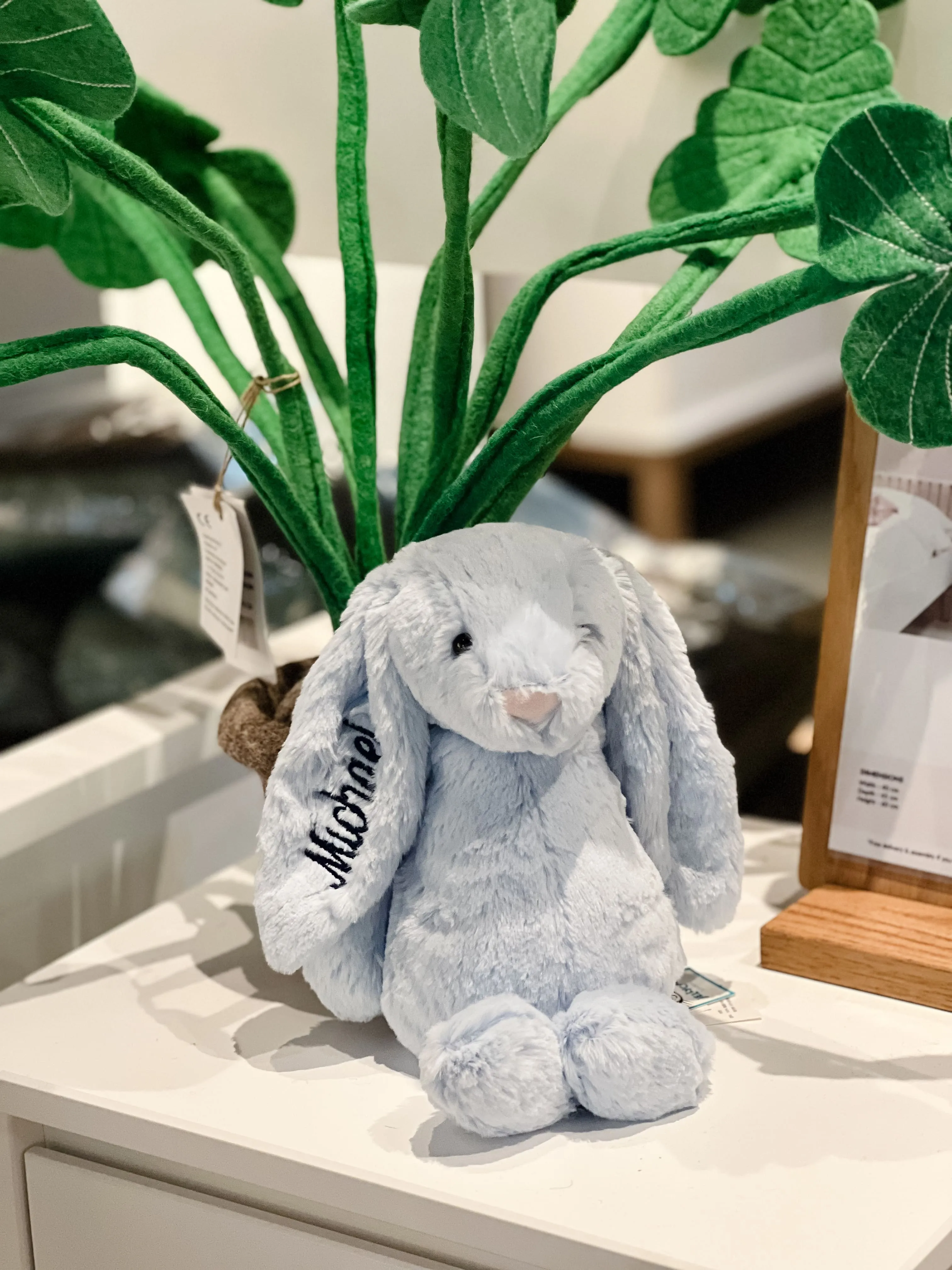 Jellycat Soother Bashful Bunny Blue