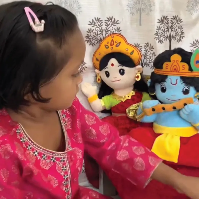 Mantra Singing Baby Lakshmi Soft Toy