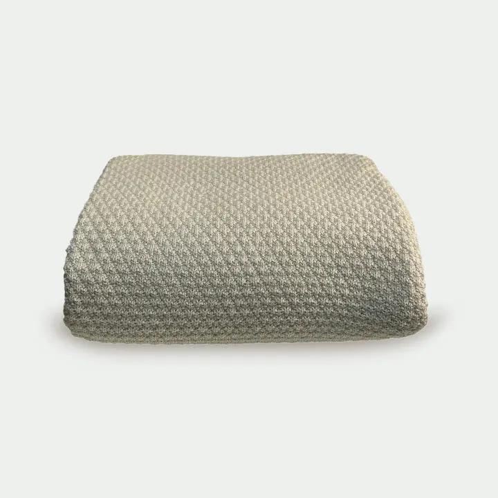 mediterranean sea cotton throw