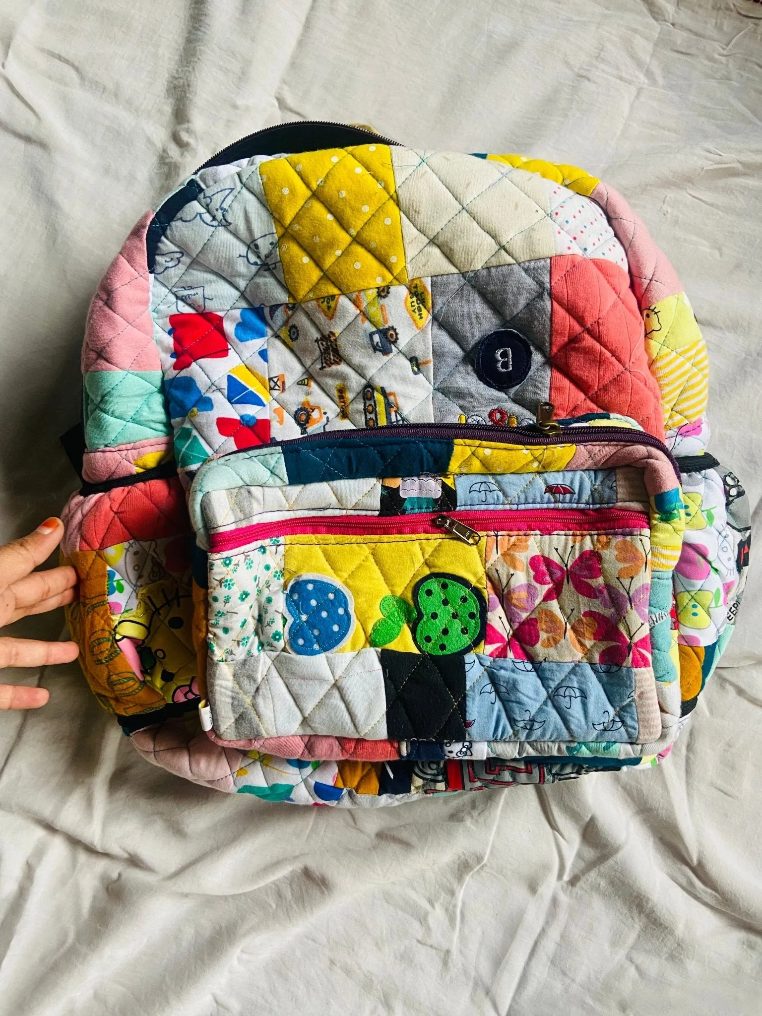 Memory Bags and Blankets with Precious Baby Clothes