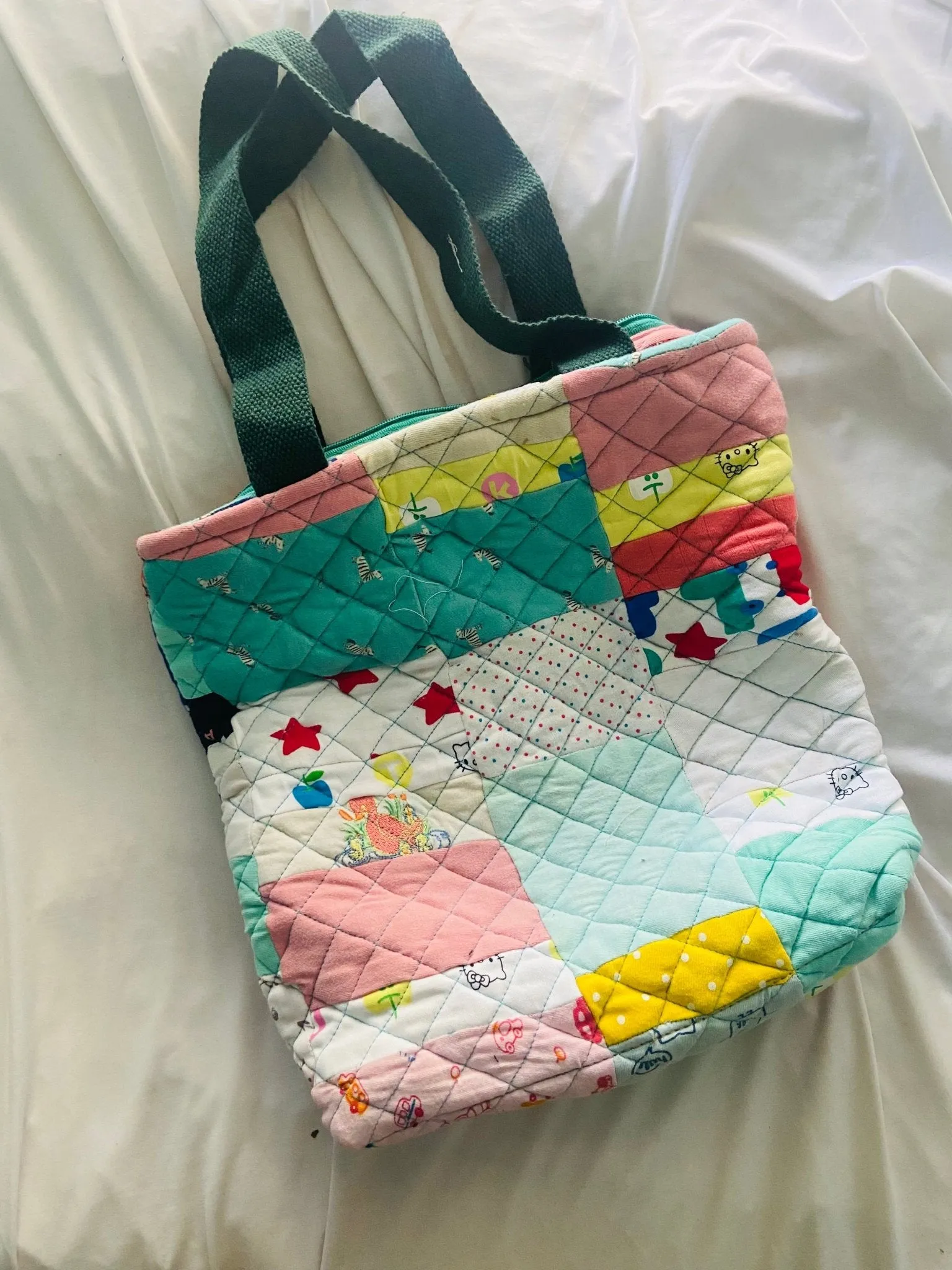 Memory Bags and Blankets with Precious Baby Clothes