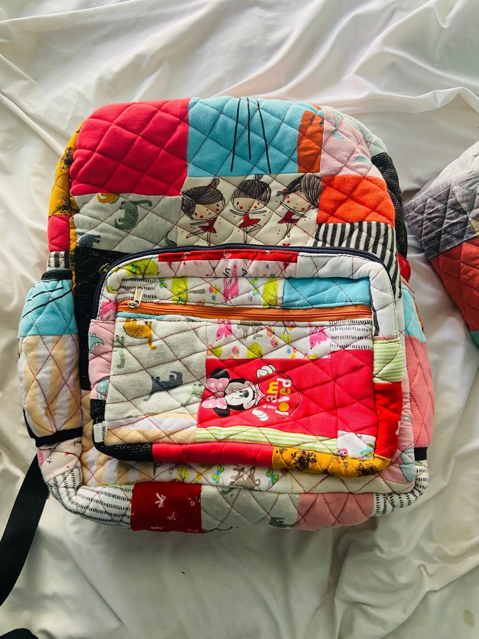 Memory Bags and Blankets with Precious Baby Clothes