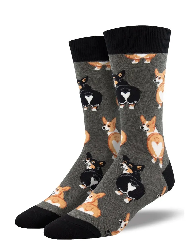 Men's Corgi Butt Socks