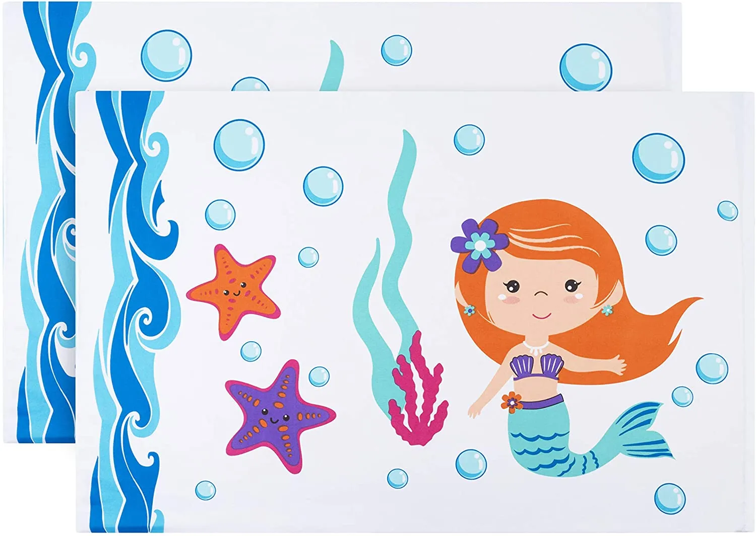 Mermaid 2 Pack Pillowcase Set