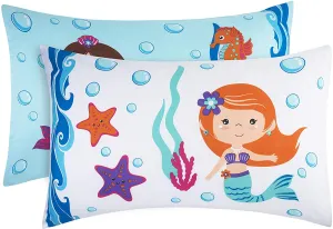 Mermaid 2 Pack Pillowcase Set