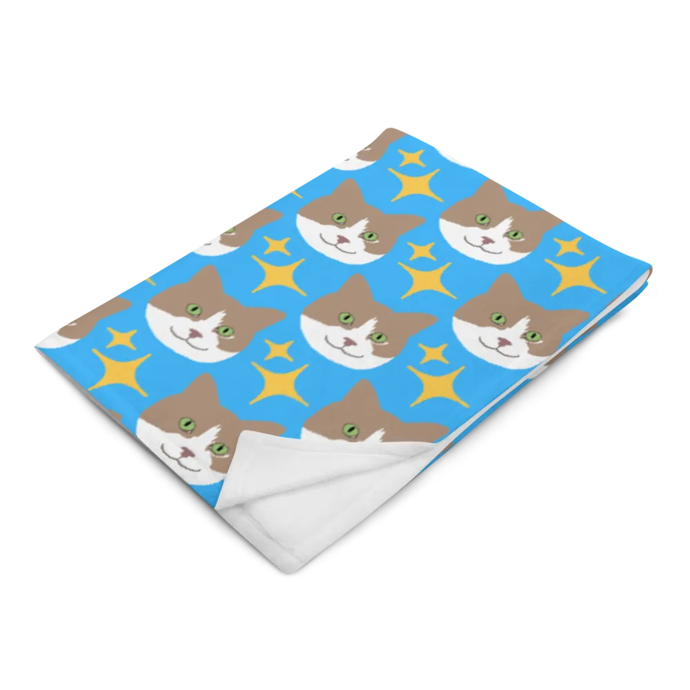 Mr. Peaches the Cat Throw Blanket