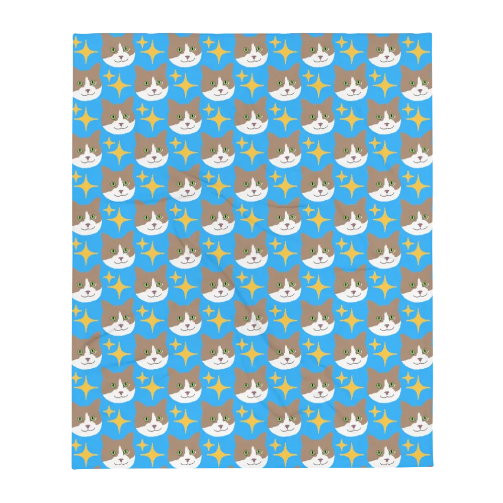 Mr. Peaches the Cat Throw Blanket